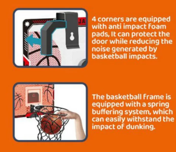 YR305085-Outdoor Toy Foldable Electronic Scoring Basketball Frame Basketball Boar
