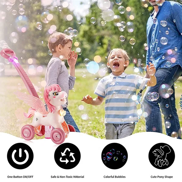 YR232756 Bubble Launcher Kids Bubble Gun Electric Bubble Machine Gun