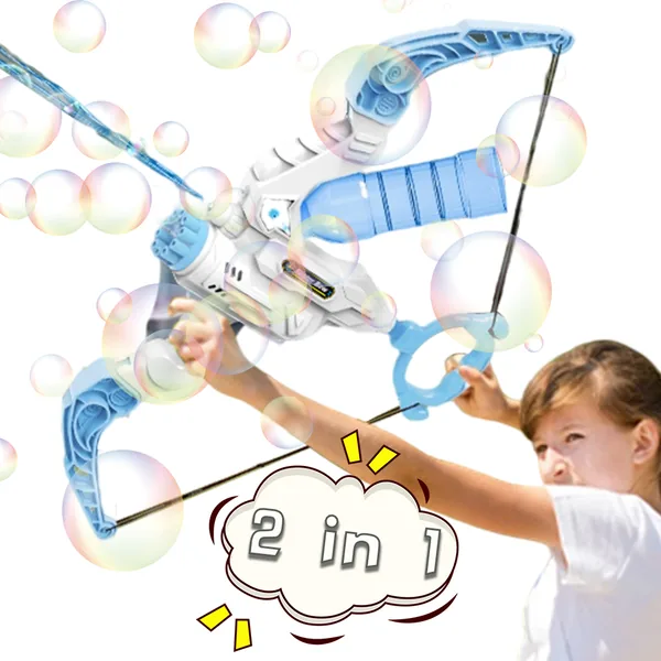 YR254567 2 in 1 Outdoor Toys Electric Bubble Water Bow and Arrow Soap