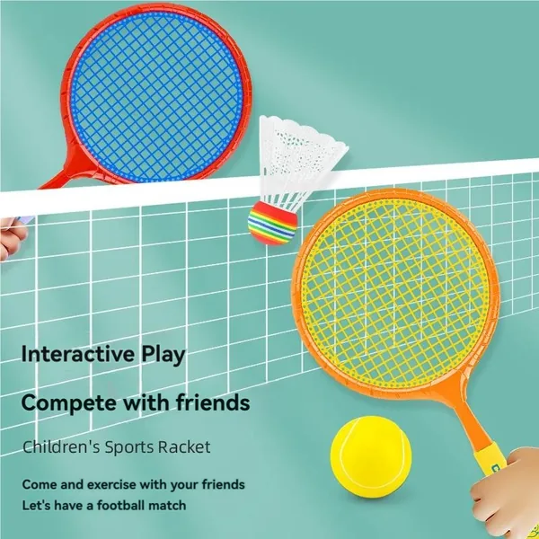 YR304057 New Hot Sale Sport Toy Plastic Badminton Tennis Racket Set T