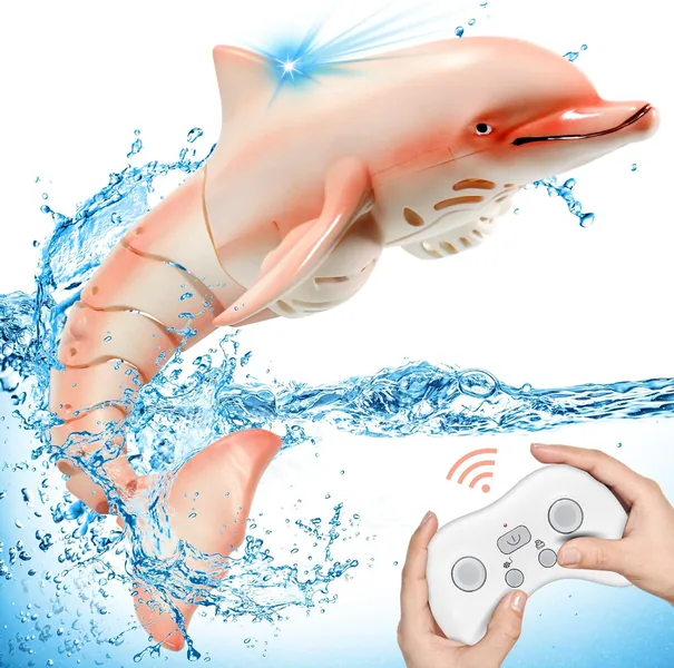 YR305031 2.4G RC Dolphin Toy Remote Control Shark Pool Toy Animals Rc