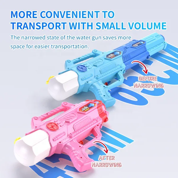 YR240637 New Design Summer Toys 550ML Three-Length Telescopic Water P