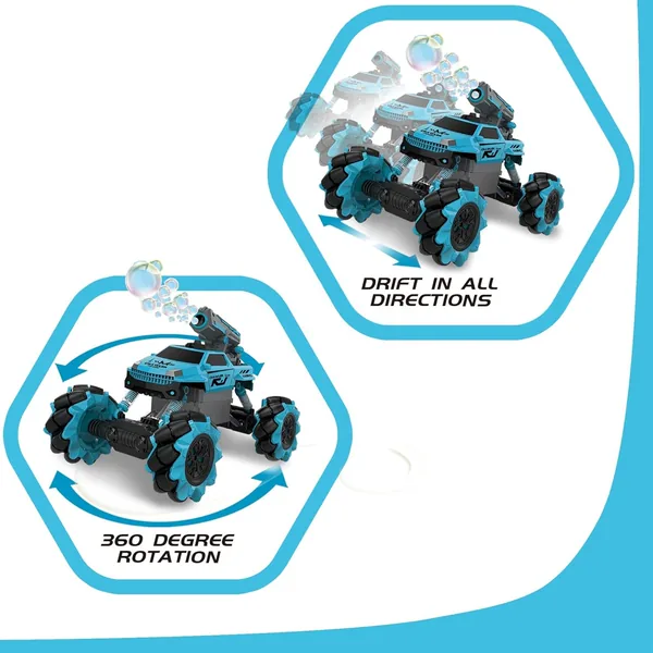 YR284638 Remote Control Stunt RC Car for Kids 2 in 1 Interchangeable