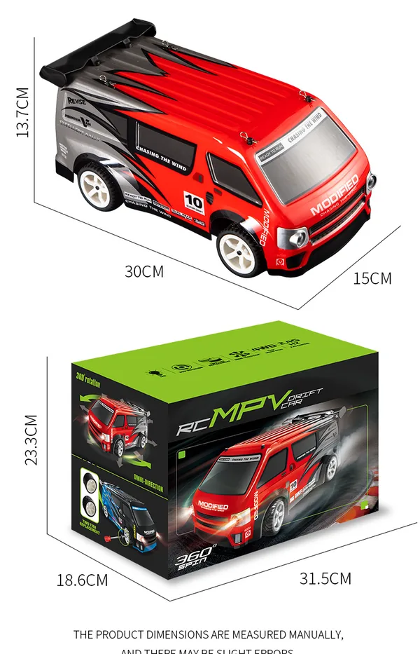 YR272444 Remote Control Trucks 2.4Ghz RC Drifting Business Car 4WD Le