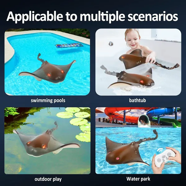 YR305027 Remote Control Shark Toy Animals for Kids RC Shark for Pool