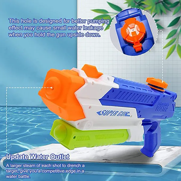YR255117 Electric Long Range Water Gun Super Soaker Style Squirt Blas