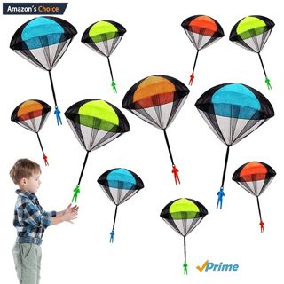 Parachute Toy Children's Flying Toys Free Throwing Hand Throw Parachute Army Man Toss It up and Watching Landing Outdoor