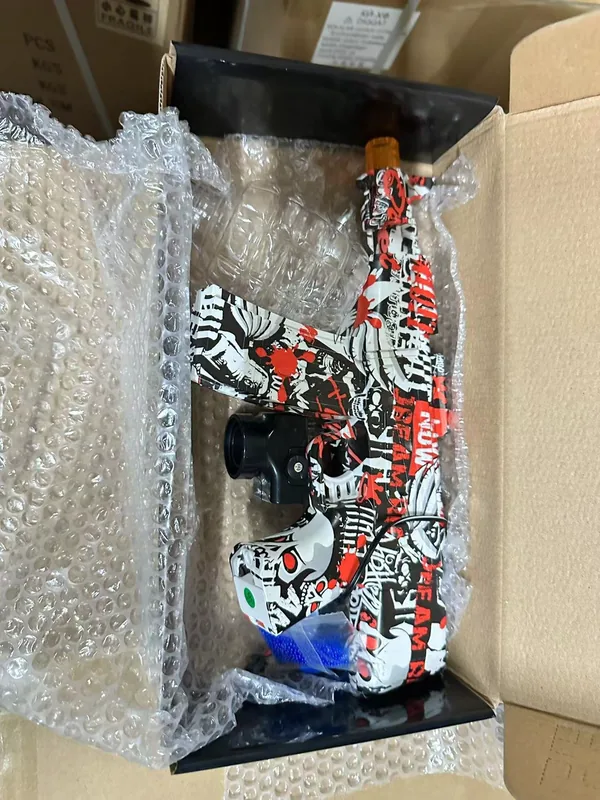 YR272452 Soft Bullet Gun AK M416 Automatic Gun Electric Water Gun