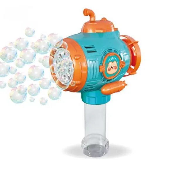 YR301921-Outdoor Toy New Outdoor Electric Light up Plastic Bubble Machine for Chi