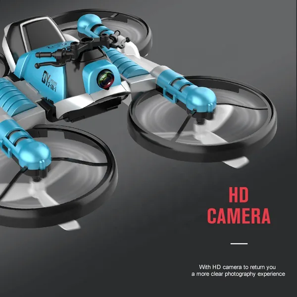 YR185875 2 in 1 High Speed Flying Car HD Aerial Camera Rc Helicopter