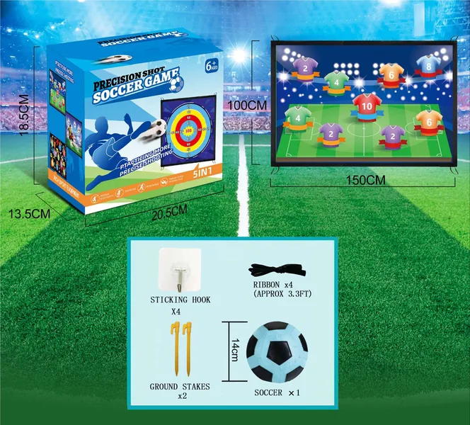YR303998-Outdoor Toy Indoor 150CM Football Target Football Game Mat Outdoor Sport