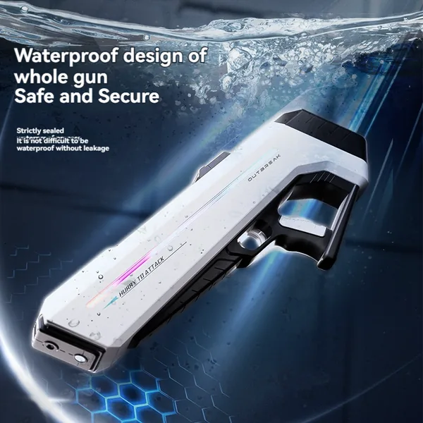 YR302889 Electric Water Gun for Kids Automatic Water Gun with Light-u