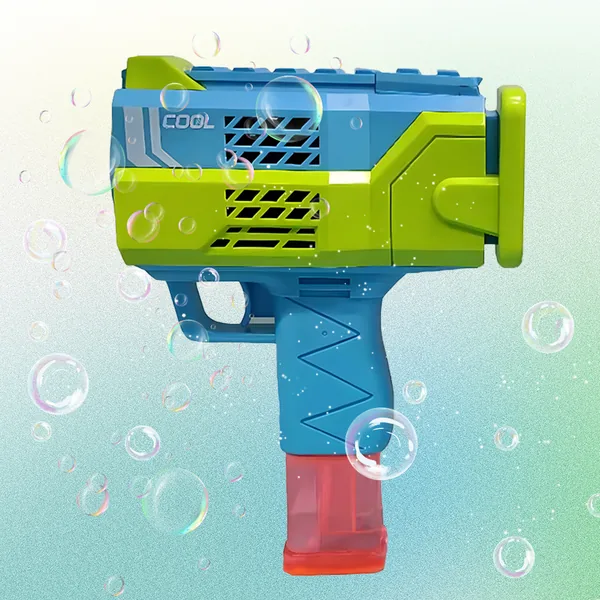 YR271352 Bazooka Bubble Gun Electric Automatic Bubble Makers Bubbles