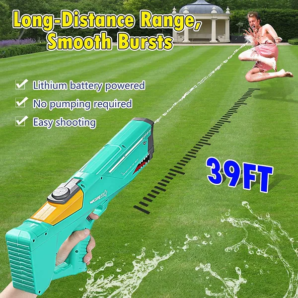 YR266689 Songkran Electric Water Gun Automatic Reload Water Squirt Gu