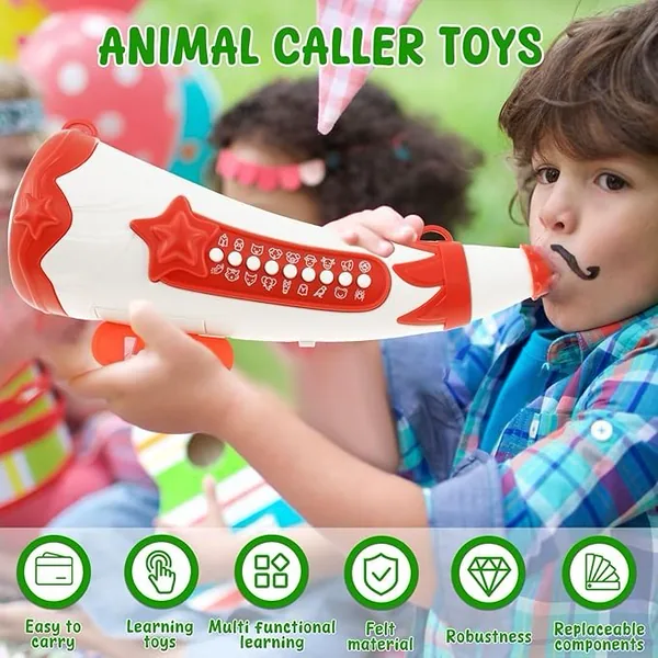YR309723 Toy Animal Caller for Kids 30 Animal Sounds Hunting Toys Hor