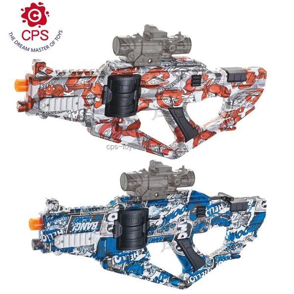 YR308574 Soft Plastic Electronic Pistol Toy Guns Set with Bullet Ejec