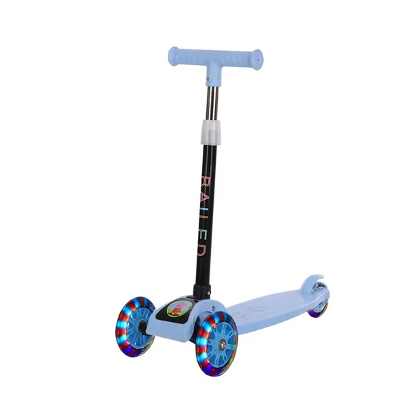 YR186771 3-Wheel PU Wheel Scooter with Light Ride-On Car for 3-5 Year