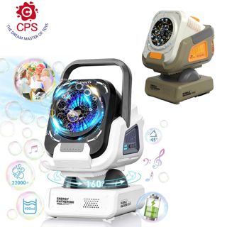 Bigger Bubble Machine for Kids with Music Light-up Toys Machine Bubble Gun Summer Outdoor Toys for Kids