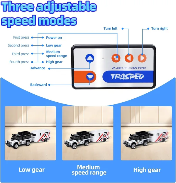 YR289938 Mini Alloy Off-Road Remote Control Car for Kids 164 Scale 2.