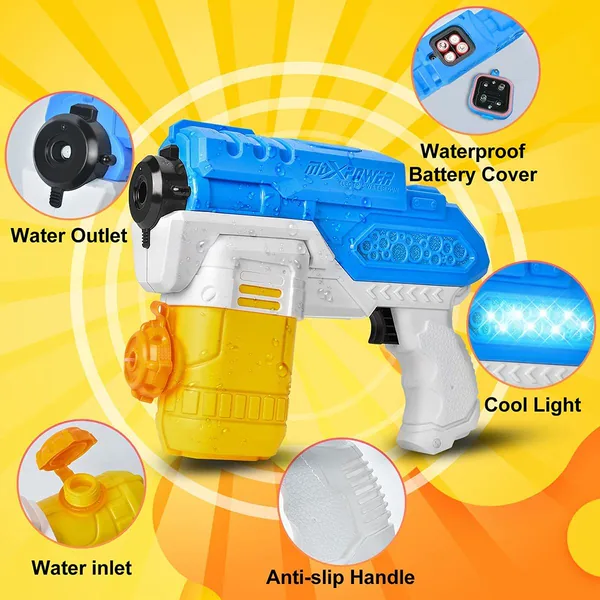 Outdoor Toy Songkran Fast Closing Battery Operated Electric Super Water