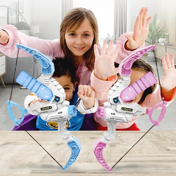 YR254567 2 in 1 Outdoor Toys Electric Bubble Water Bow and Arrow Soap