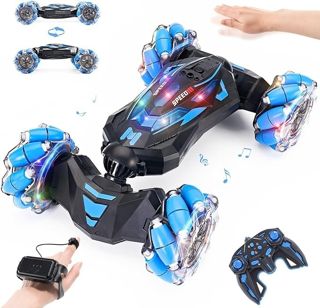 1:12 Gesture Sensing RC Stunt Car 2.4Ghz 4WD Hand Controlled Drift Vehicle With Lights Music Toy for Kids Beginners