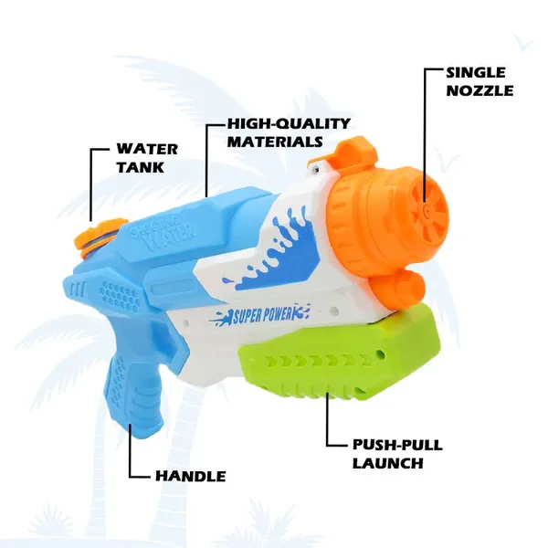 YR224441 Automatic ABS Plastic Water Guns Super Soaker Squirt for Kid