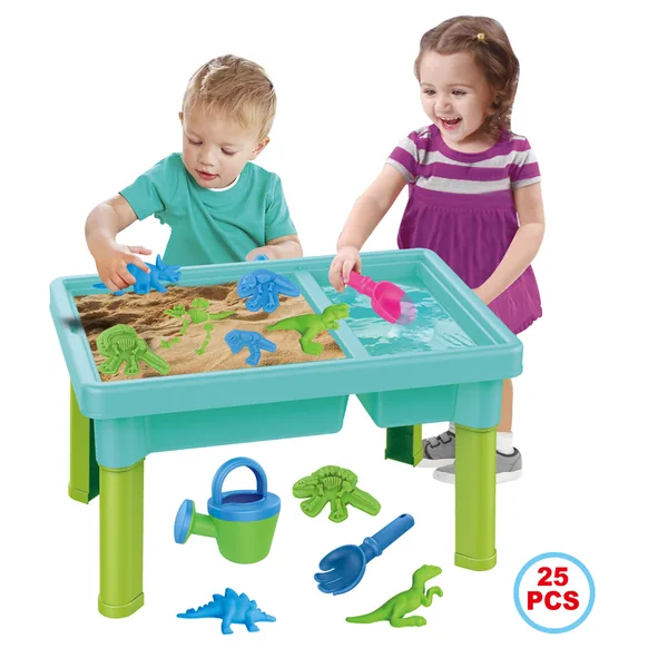 YR254615 Summer Outdoor Toddler Sand & Water Table Beach Toys Set wit