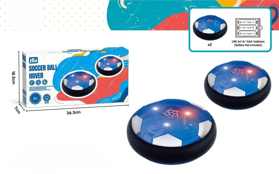 YR304631-Outdoor Toy Light-up 18cm Hover Soccer Ball With Football Net Gate Indoo