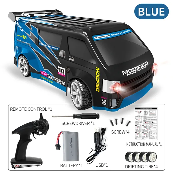 YR272444 Remote Control Trucks 2.4Ghz RC Drifting Business Car 4WD Le