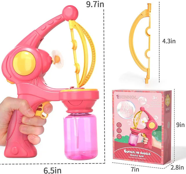 YR254895 Automatic Bubble Gun Blower Summer Indoor Outdoor Party Gift
