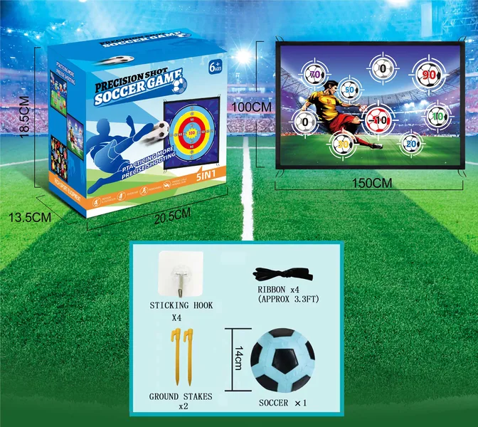 YR303998-Outdoor Toy Indoor 150CM Football Target Football Game Mat Outdoor Sport