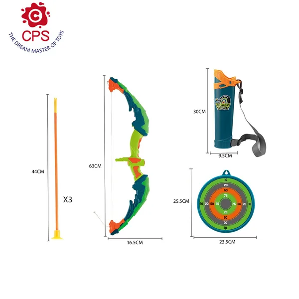 YR304303-Outdoor Toy New Design Light-Up Bow and Arrow Toy Indoor Outdoor Night S