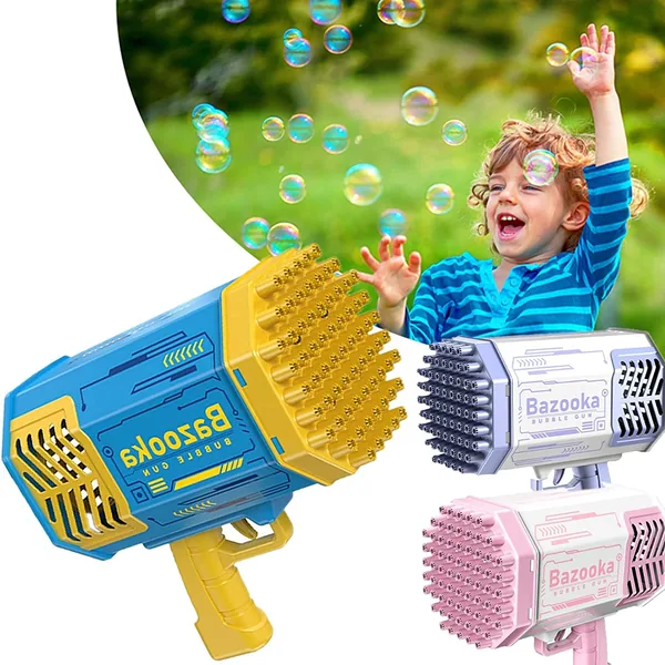 YR260926 69 Holes Bubble Bazooka Hot Selling Blower Gun Automatic Bub