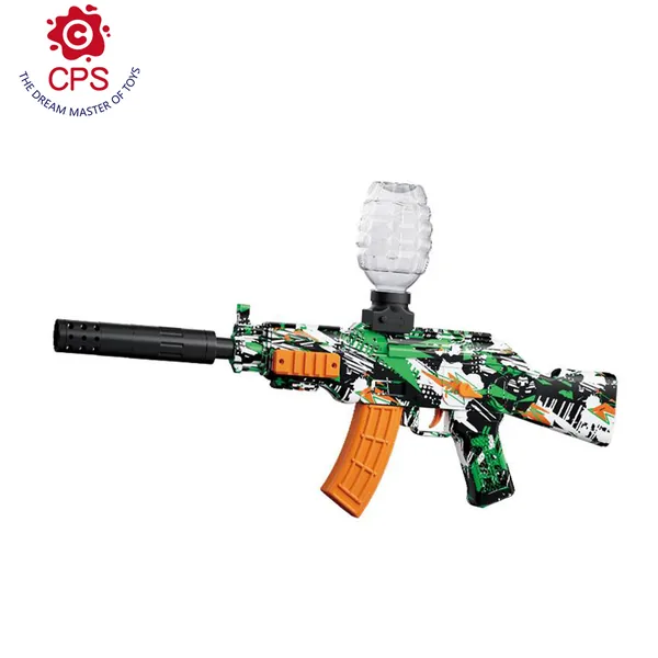 YR306393 Electric Soft Bullet Gun Automatic Water Blaster Toy for Out