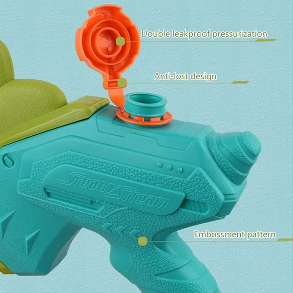 YR255539 Cheap Dinosaur Water Gun Plastic Toy Kids Shooting Battle Wa