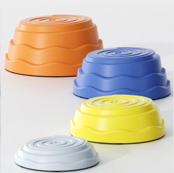YR296139 5PCS Non-Slip Plastic Balance Stepping Stones for Kids Perfe