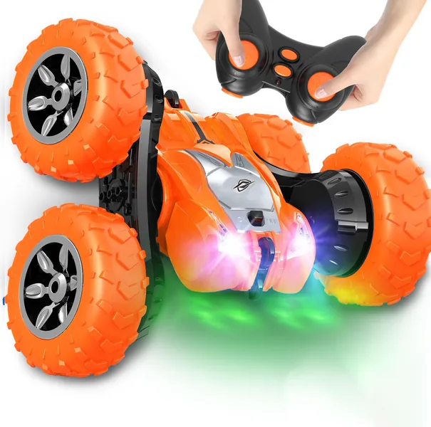 YR283518 2.4G Remote Control Car RC Stunt Double Sided 360 Rolling Dr