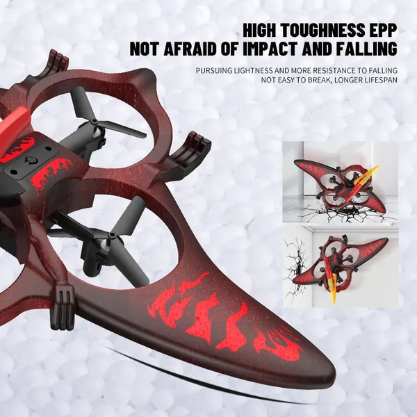 YR290509 2.4G RC Pterosaur Glider Drones 360 Degrees Rotation Stunt F