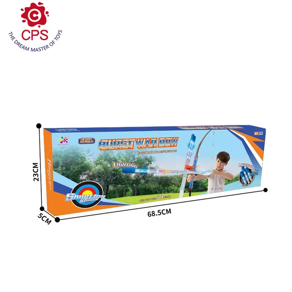 YR304303-Outdoor Toy New Design Light-Up Bow and Arrow Toy Indoor Outdoor Night S