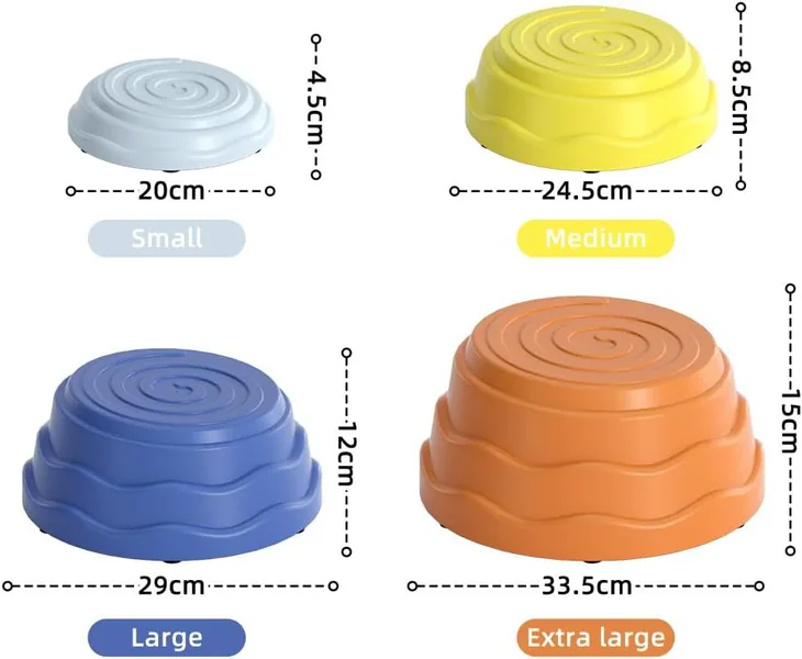 YR296140-Outdoor Toy Stepping Stones for Kids 5 Pieces Durable Plastic Non-Slip B