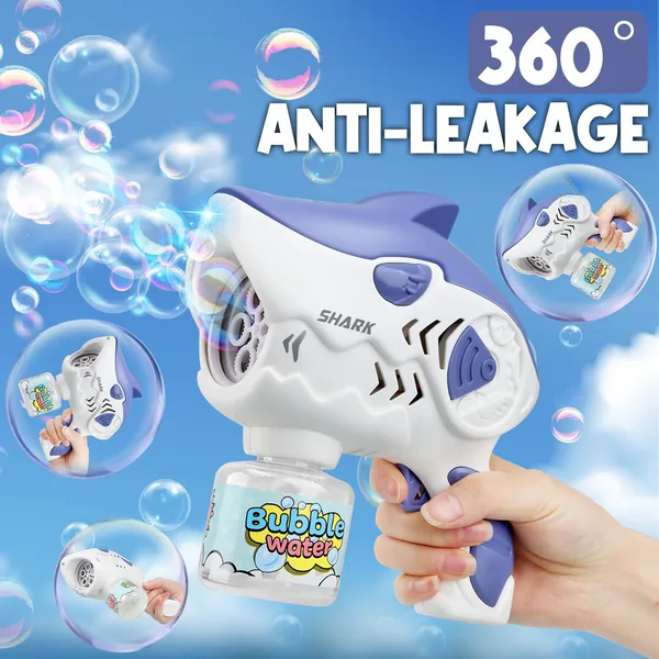 YR303462 Shark Machine Bubbles Gun for Kids Bubble Maker Blower Outdo