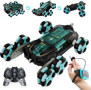 Gesture Sensing Stunt RC Car RC Stunt Drift Flips Car 2.4Ghz Rechargeable Dual Remote Control Toys Cars