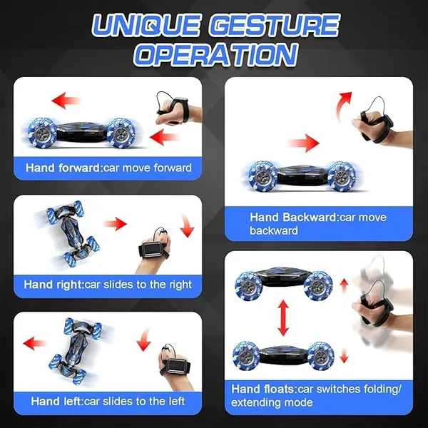 YR289538 1:12 Gesture Sensing RC Stunt Car 2.4Ghz 4WD Hand Controlled