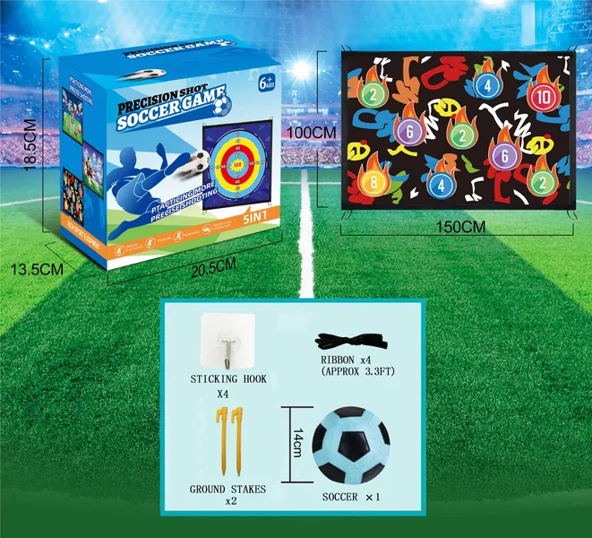 YR303998-Outdoor Toy Indoor 150CM Football Target Football Game Mat Outdoor Sport