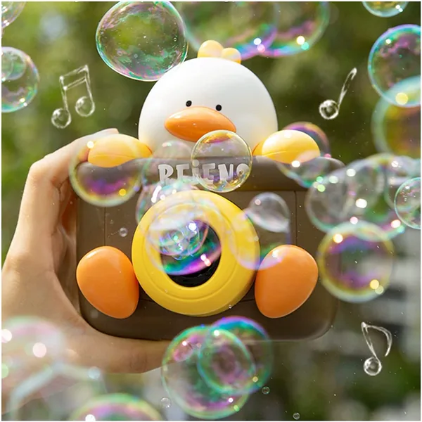 YR246292 Cute Duck and Bear Bubble Machine Children Summer Toys Creat