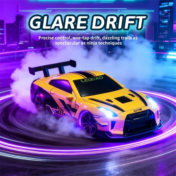 YR349382-Outdoor Toy Mini Alloy Drift RC Car 2.4Ghz Wireless Racing Vehicle Long