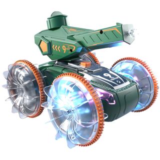 3 in 1 Remote Control Car Boat Water Gun Toy Gesture RC Stunt Car with Light-up Toys