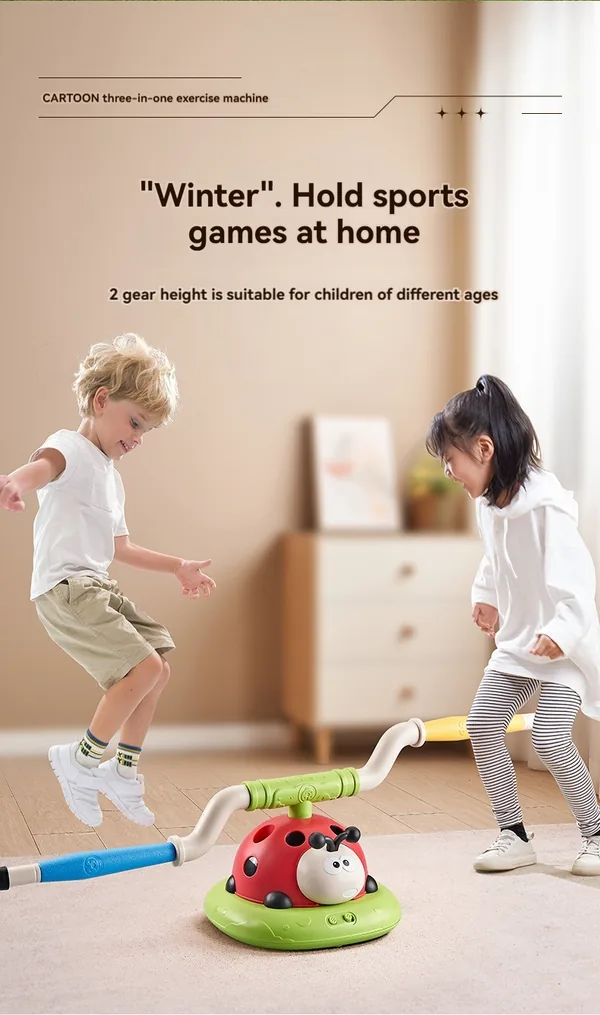 YR283763 3 in 1 Sport Jump Rope Game Insect Launcher Indoor Outdoor T