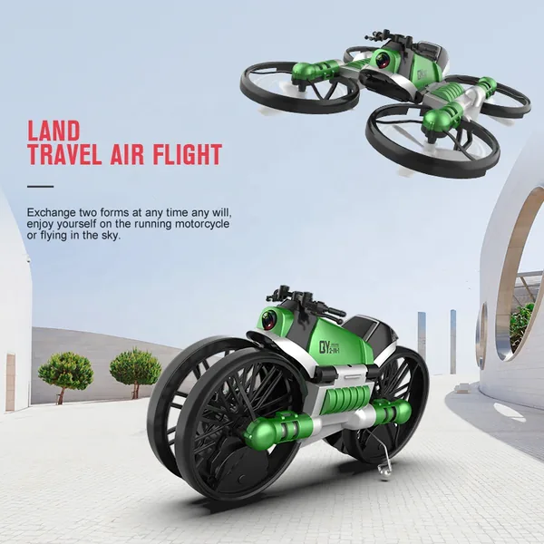YR185875 2 in 1 High Speed Flying Car HD Aerial Camera Rc Helicopter